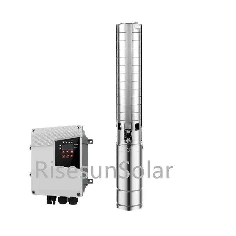 

Ac Dc Hybrid 275m Deep Well Pump Solar Water Pump Submersible Borehole Water Pumps High Pressure Water Pump for Solar Equipment