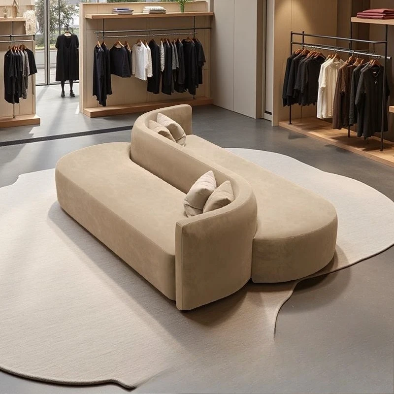 

Light luxury lounge area, reception special-shaped sofa chair