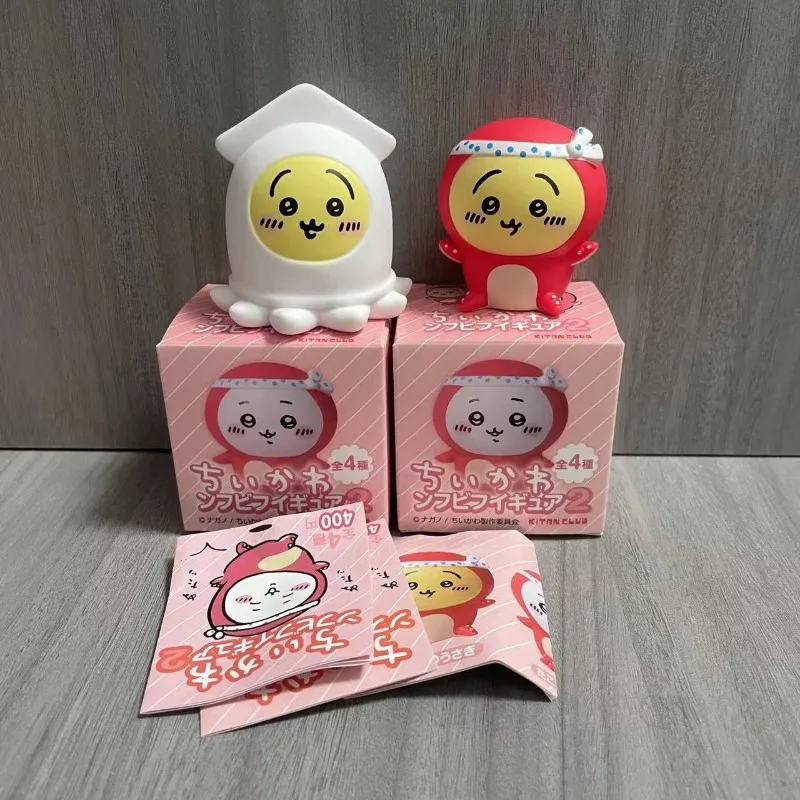 4 Pz/set Chiikawas Kawaii Takoyaki Serie Usagi Hachiware Figure Tema Cieco Scatola Bambola Carino Mistero Giocattolo Decorazione Del Desktop Regalo