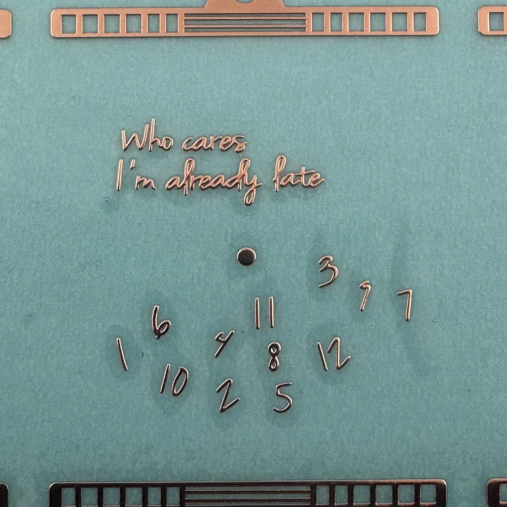 Customizable Metal Watch Dial Sticker for NH35 NH36 Movement Multiple Colors Available 28.5mm-29mm