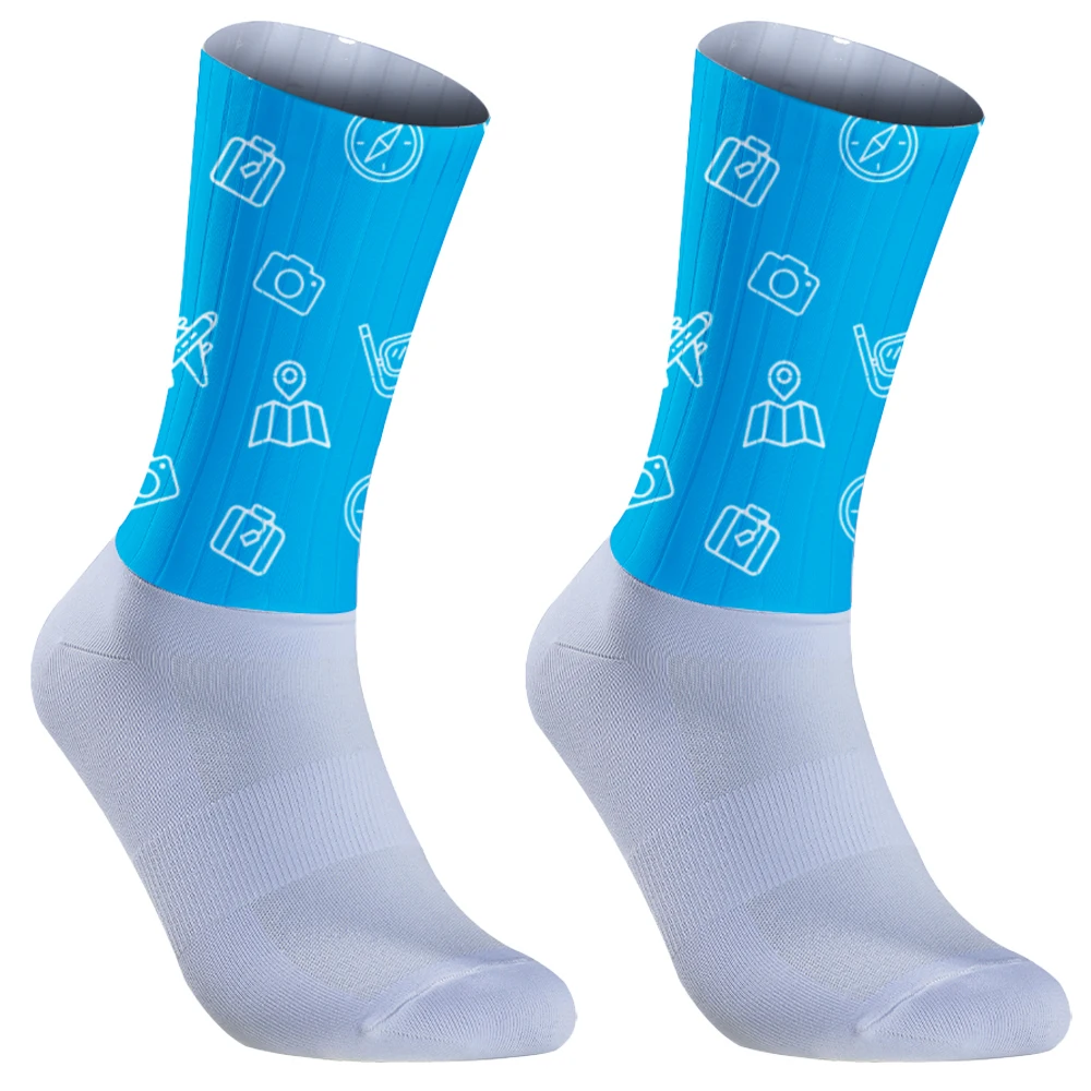 Homens e mulheres Hip-hop Sports Socks, ciclismo Socks, bicicleta Socks, Basquete Socks, Corrida Socks, Street Fashion, Roller Skating, Novo