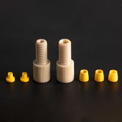 Runze Fluid Two- piece High Pressure PEEK Tubing Fitting Hplc PEEK Fittings