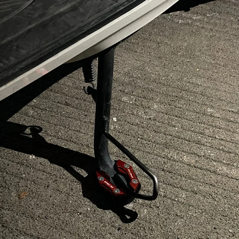 Adapted to Honda PCX150 PCX160 ADV150/60Motorcycle Bike Kickstand Extender Foot Side Stand Extension Foot Pad Support Plate Moto