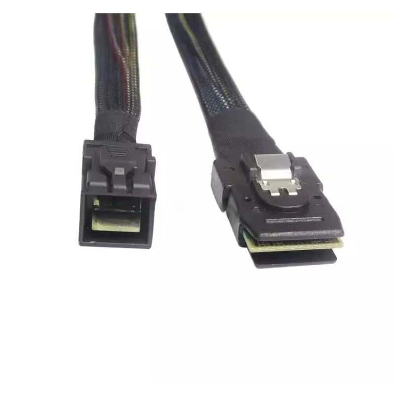 Новый мини Sas HD SFF-8643 12G к SFF8087 6g объединительной платы, кабель для подключения жесткого диска, кабель для передачи данных