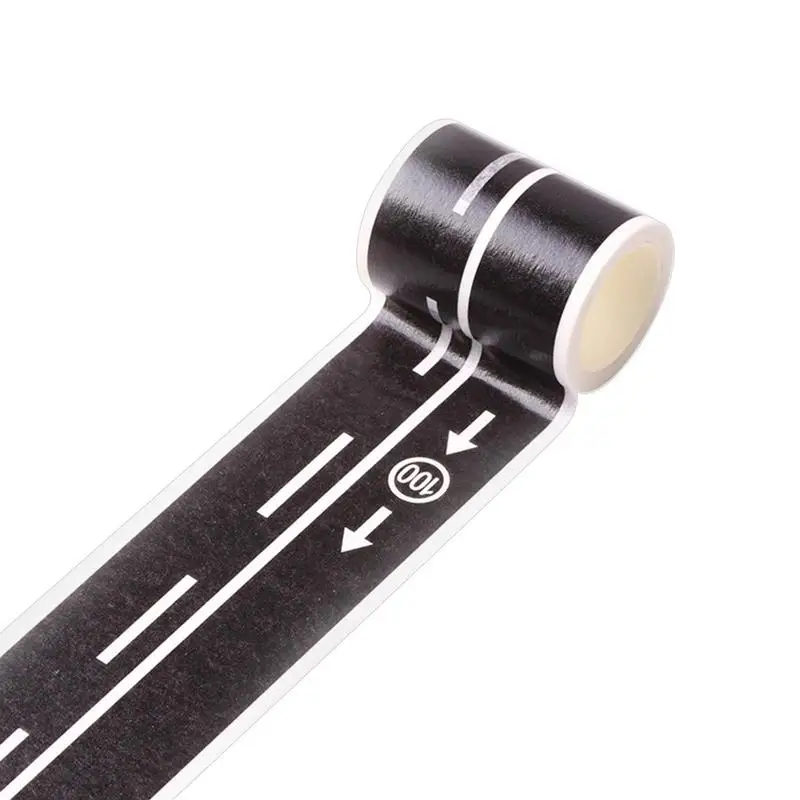 Road Car Sticker Kids Road Tape and Train Track Stick to Floors and Walls Quick Cleanup Race Car Party Decorations
