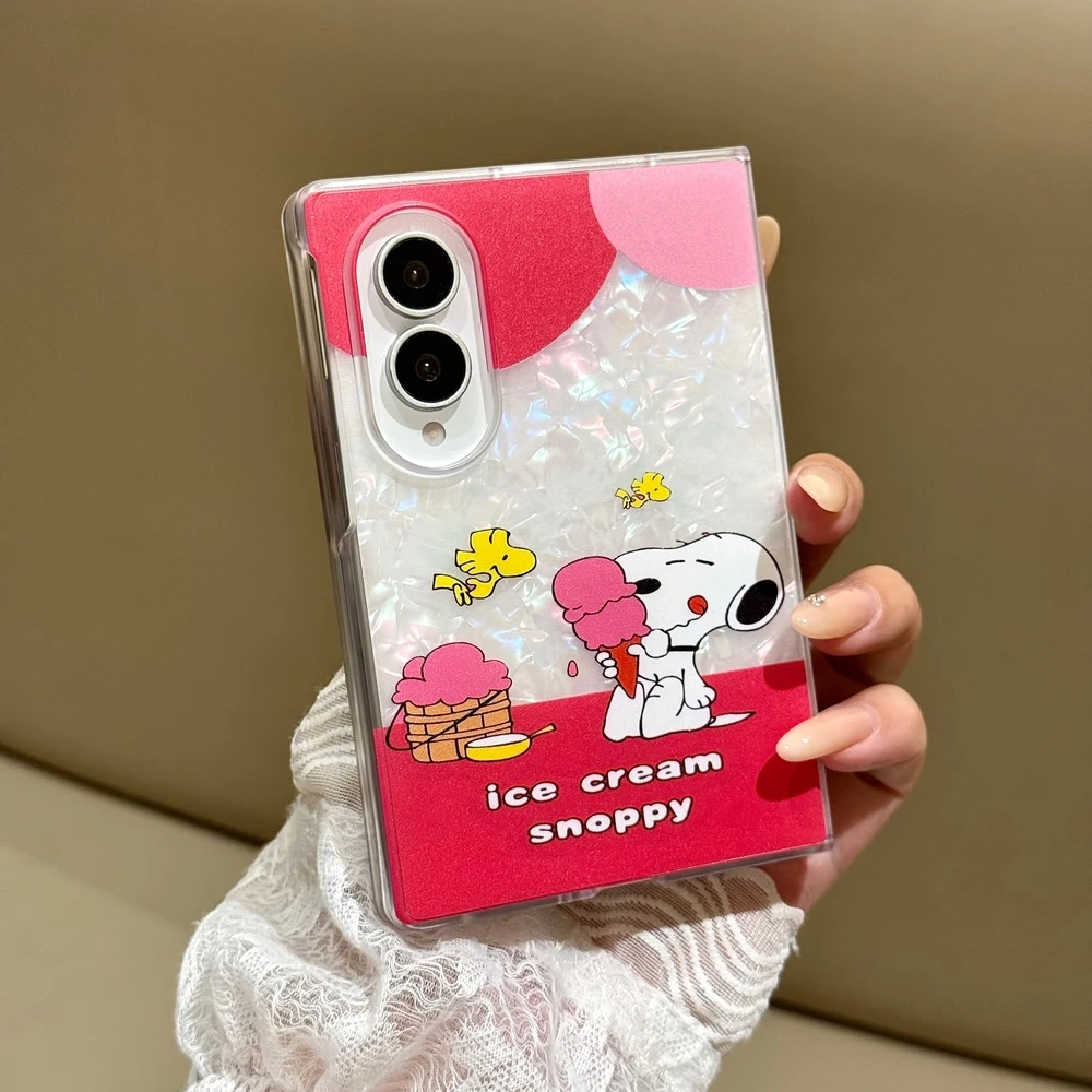 เคสโทรศัพท์ลายการ์ตูนสนูปปี้น่ - Phone Cases Z Fold 6 บทวิจารณ์และราคา