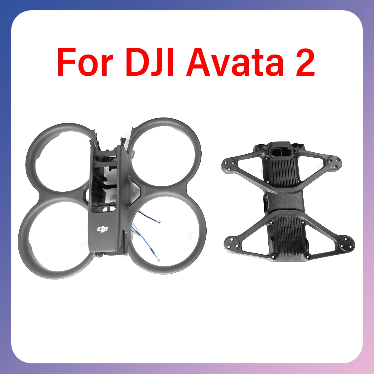 

The original Avata2 body's upper and lower shells provide effective protection for DJI drone parts maintenance