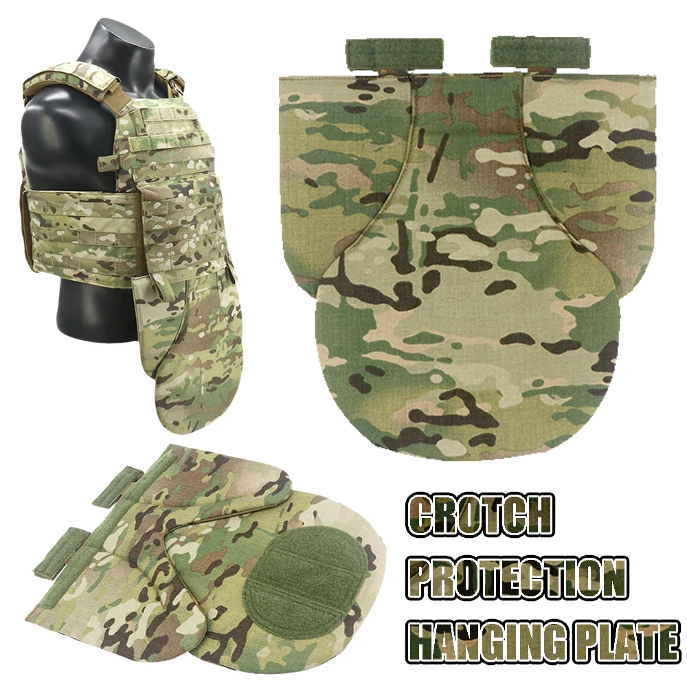 

Combat Vest Crotch Protection Hanging Plate Airsoft Tactical Vest Abdominal Extension Groin Protection 500D Delustered Nylon