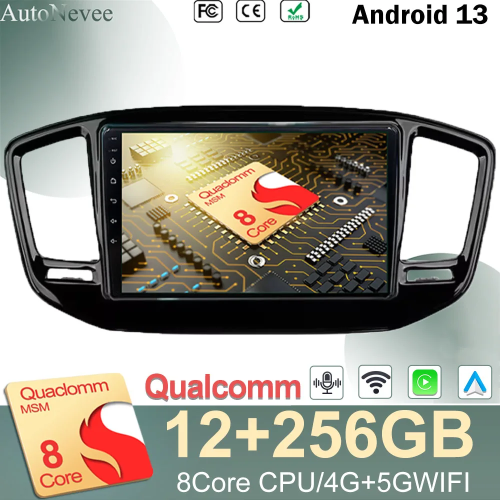 

Carplay Radio DVD Android13 For Geely Emgrand X7 Vision X6 Haoqing SUV 2014 - 2020 5G WIFI QLED Touch Screen Video GPS Stereo TV