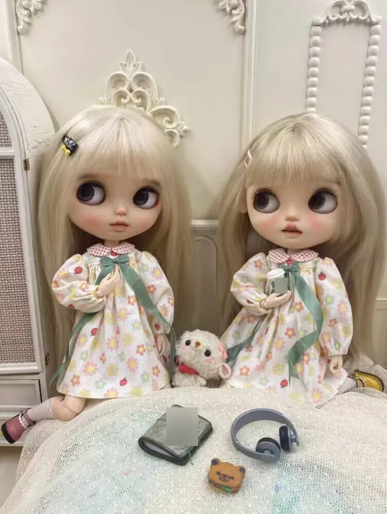 

1psc rural style 2026 new design floral dress for Blythe/landoudou (Fit for Lulu,ymy24,Ob22,24,26,zone, Jenny)