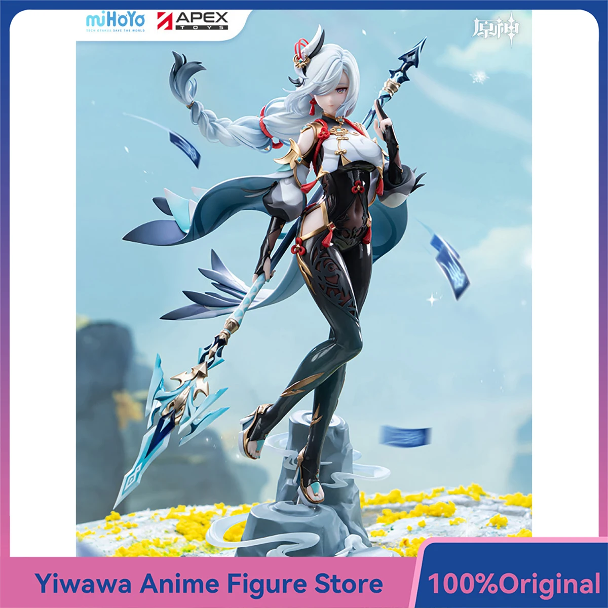 In Stock Apex Innovation (Genshin Impact) Shenhe Lonesome Transcendence Ver. 1/7 Anime Figure Collectible Model Toy Ornament
