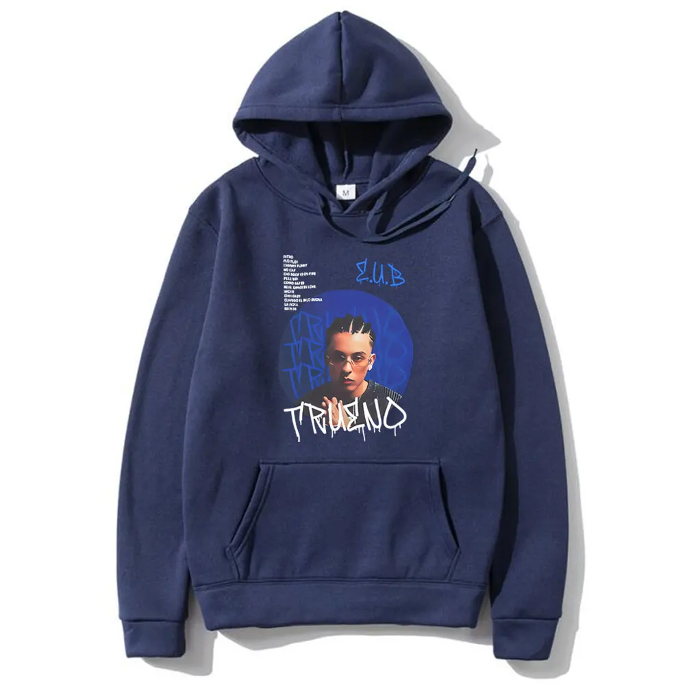 Rapper Trueno Graphic Hoodie Male Fashion Streetwear Men Women Hip Hop Vintage Oversized Hooded Tracksuit Unisex Fleece Hoodies