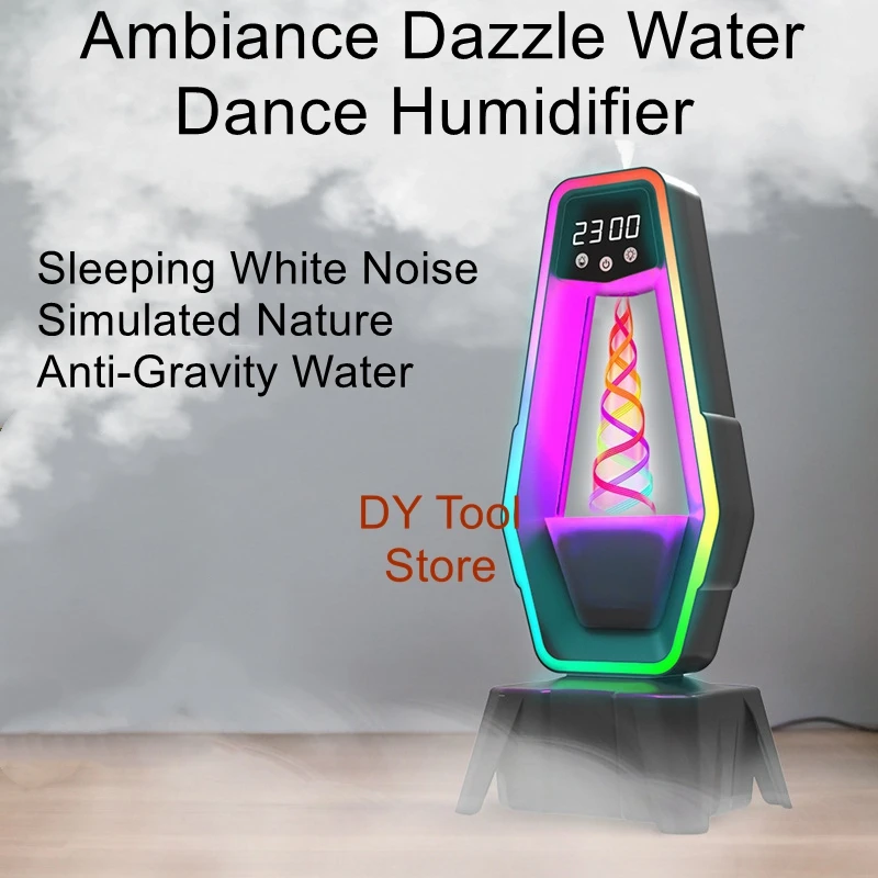 

New Anti Gravity Humidifier Creative Water Dance Droplet Backflow Office Humidifier Home Air Purifier