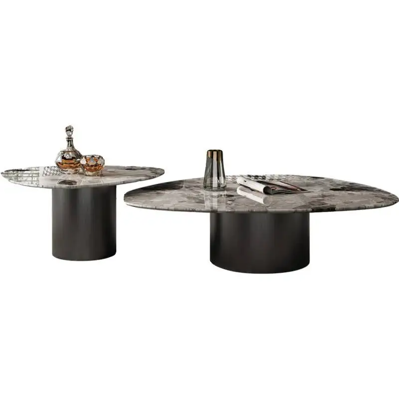 Living Room Coffee Tables Luxury European Style Vintage White Nordic Coffee Tables Mid Century Tavolino Da Salotto Furniture