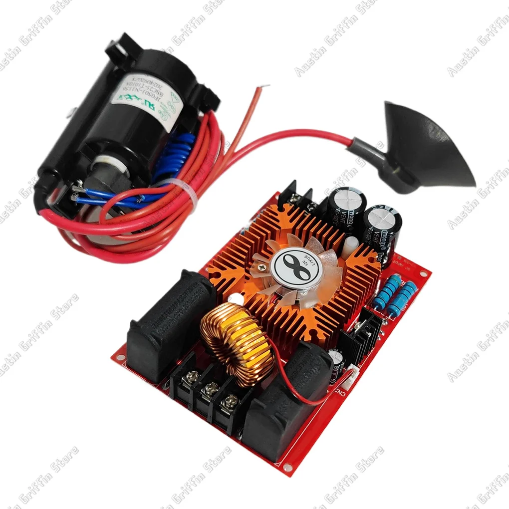 250W 15A DC12-30V ZVS Tesla Coil Flyback Driver Ignition Coil SGTC Marx Generator With Fan High Voltage Board