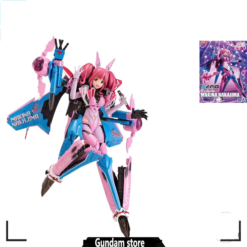 ORIGINAL GENUINE MODEL KIT  VFG MACHINE GIRL MACROSS MAKINA NAKAJIMA ACTION FIGURE TOYS FOR GIRLS COLLECTIBLE TOY