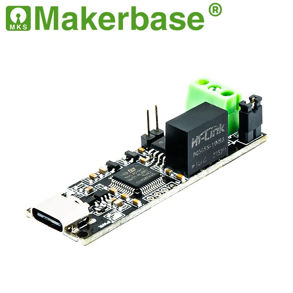 

Makerbase CANable 2.0 USB to CAN adapter analyzer CANFD slcan SocketCAN CANdleLight klipper 3D Printer parts