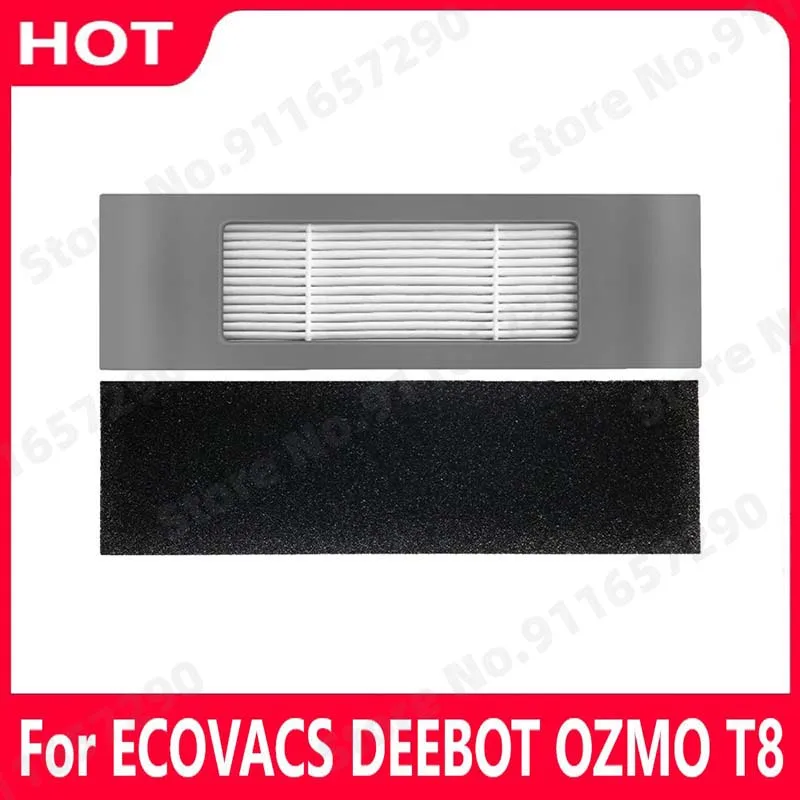 Hepa Filter Parts For ECOVACS DEEBOT OZMO 920, 950, T5, T8 AIVI Robot Vacuum Cleaner Sponges Set Replacement Accessories