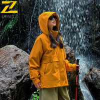Women Waterproof Jacket Windproof Breathable Hiking Softshell Coat Outdoor Winter Fleece Lined Hooded Thermal Trekking Parka