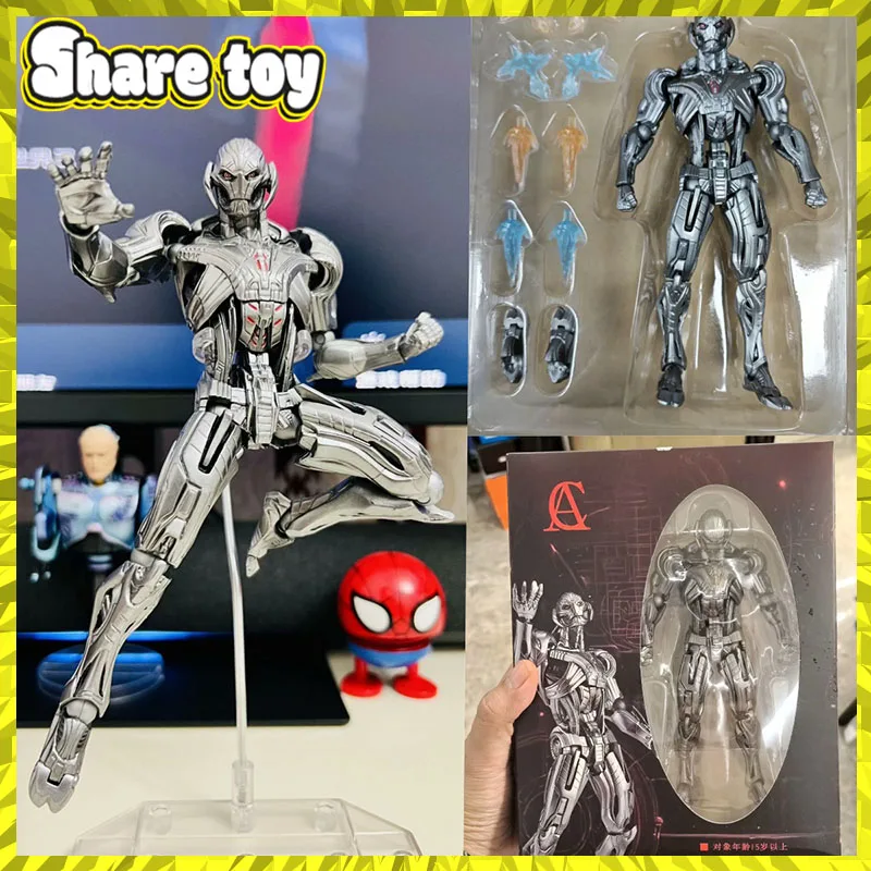 

AC Factory Ultron Action Figures Kaiyodo Amazing Yamaguchi Avengers Anime figure Collection Ko Model Gift Toys 16cm