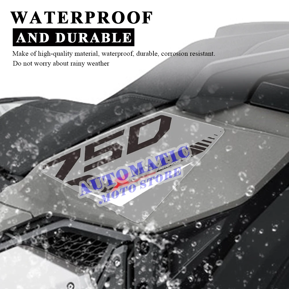Red/Black/Grey Motorcycle Rear Fairing Protection Sticker for X-ADV 750 2023 Waterproof Decal For Honda XADV X ADV750 2021-2024