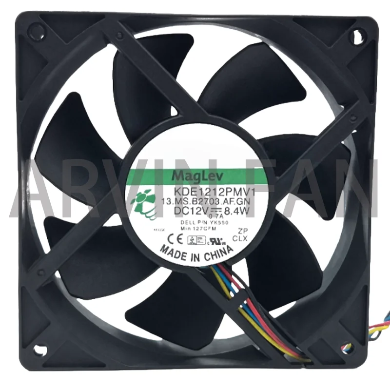 

KDE1212PMV1 12 см/см 12038 12 В 8,4 Вт 4-проводной вентилятор в корпусе с контролем температуры