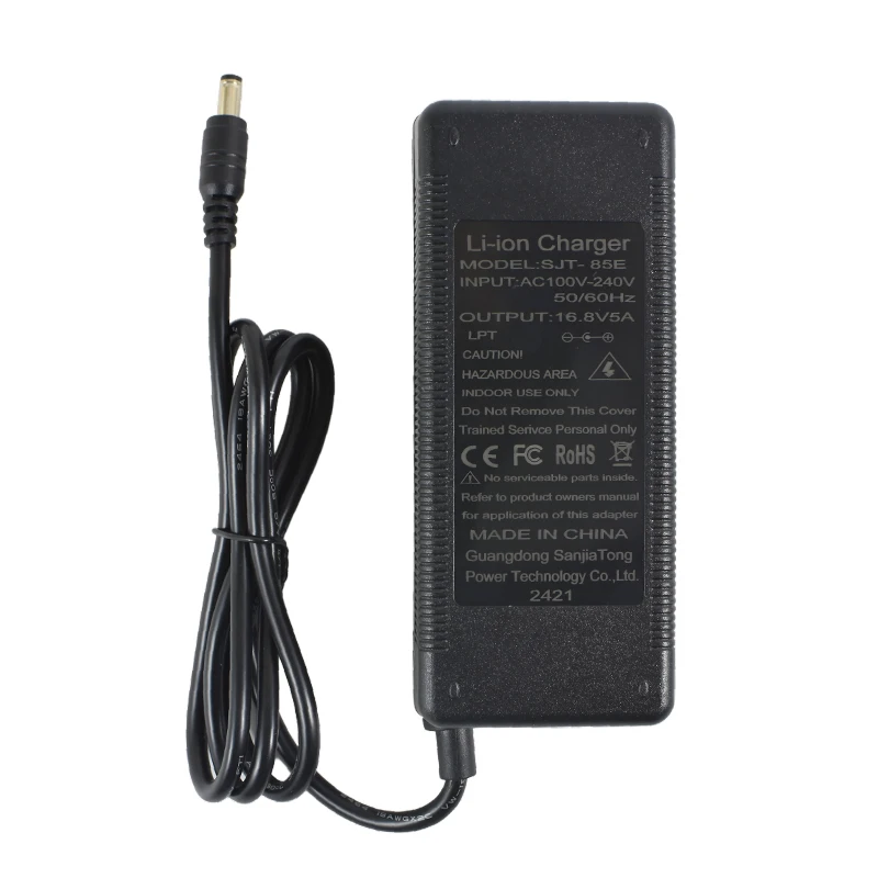 16.8V 5A Lithium Battery Charger for 4S 14.4V 14.8VElectric Drill Lithium Battery Pack Charger DC High Quality Connector