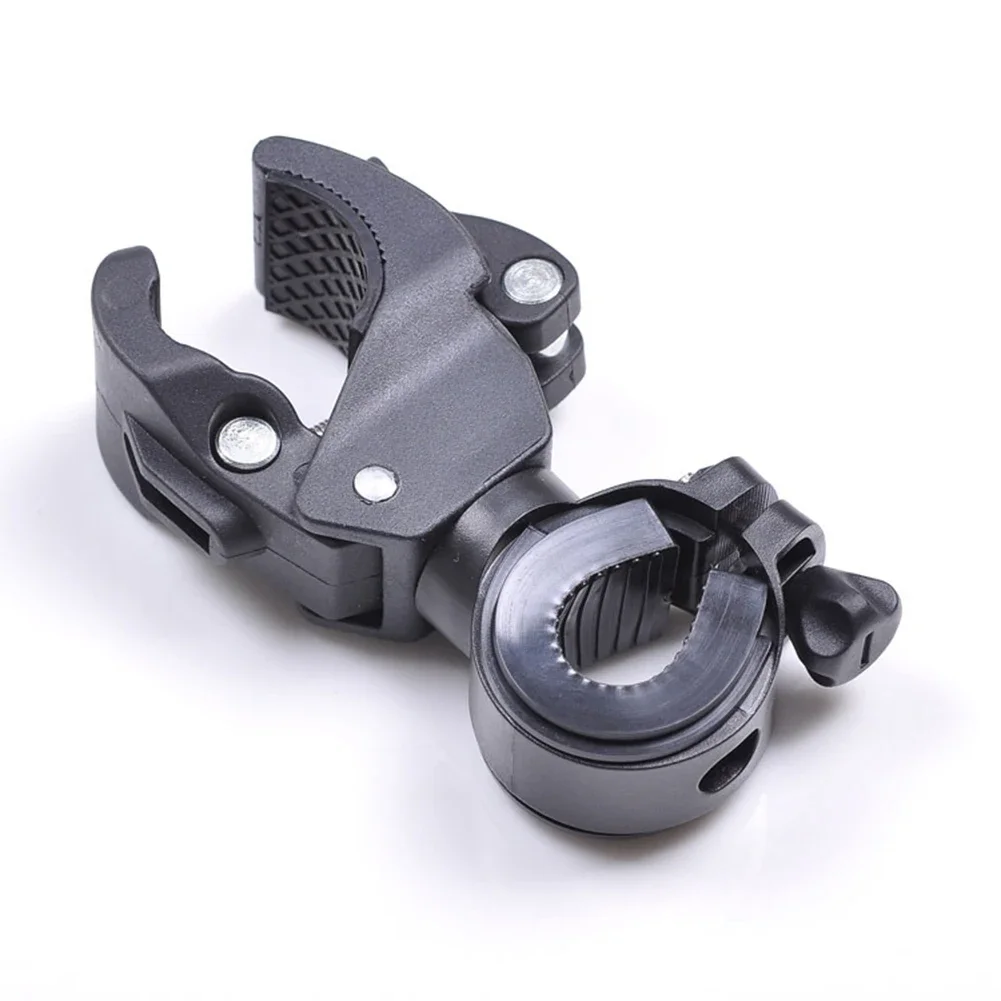 Cycling Bicycle Light Holder Bike Light Mount Quick Installation Wear-resistant Adjustable 90 Degrees Anti-corrosion