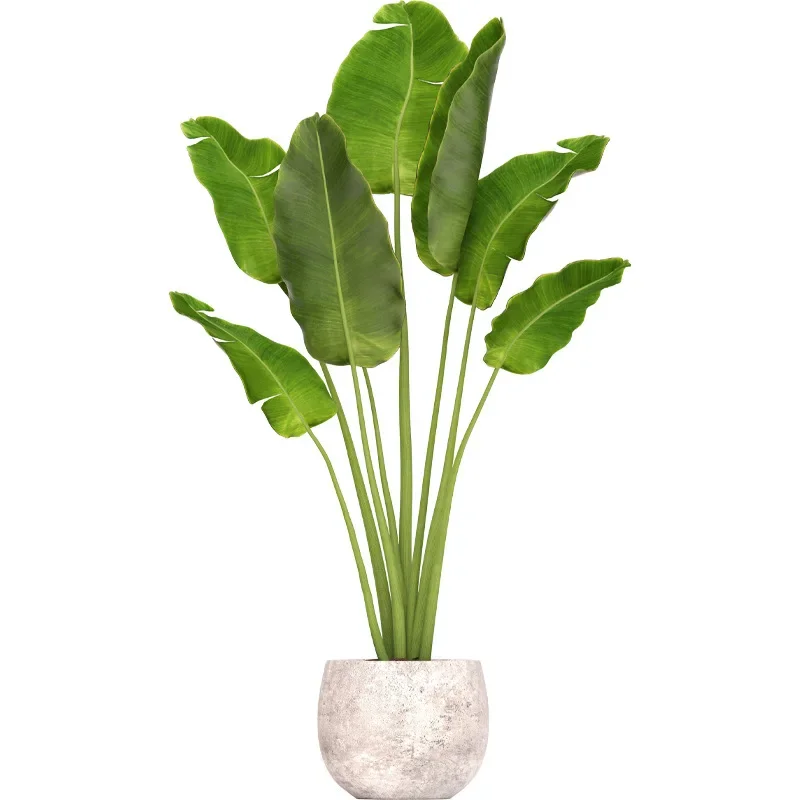 Waterproof Self-adhesive Green Plant Potted Wall Sticker Bedroom And Living Room Wall Decoration Stickers