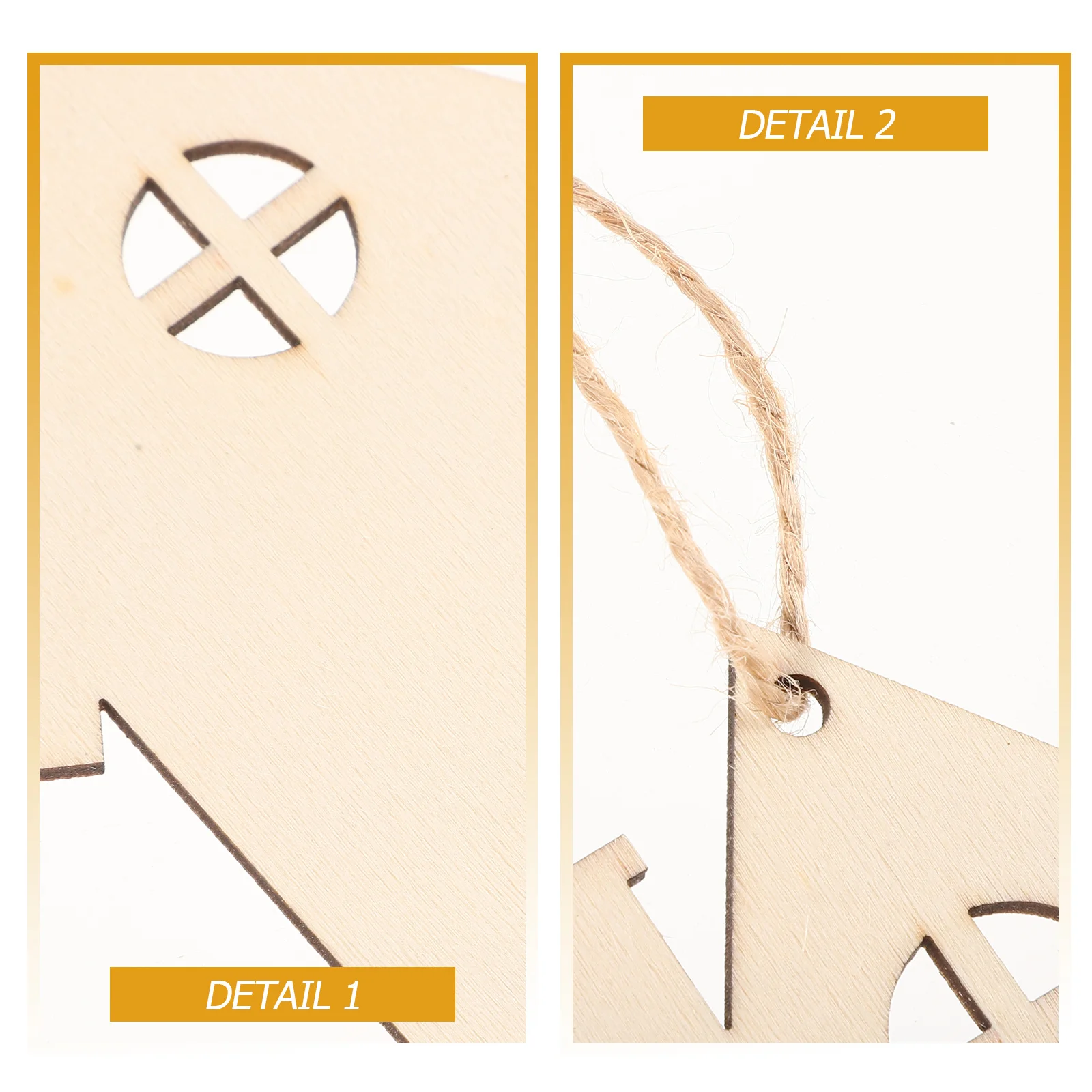 

20Pcs Christmas Hanging Ornaments Wooden Xmas Tree Decor for Holiday Party Home Hanging Decorations Wooden Craft