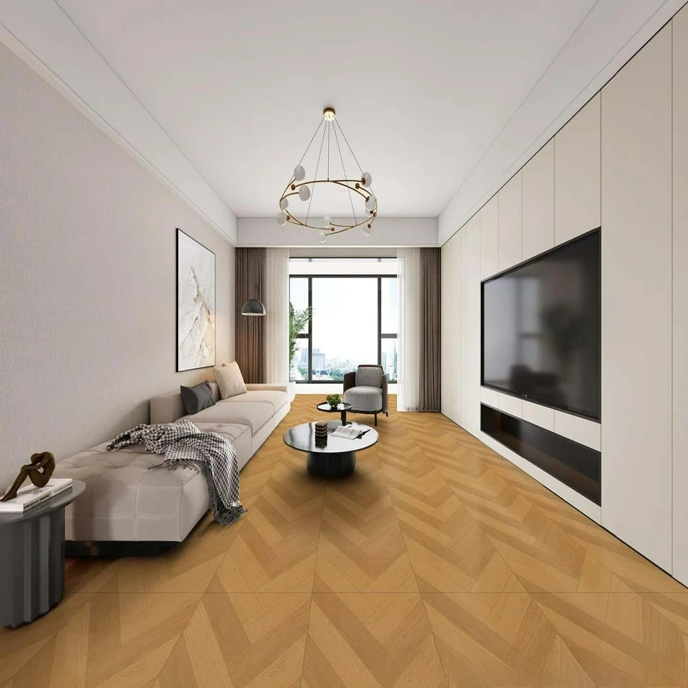 Herringbone Wood Grain Tile 600x1200 Soft Light Non-slip Living Room Floor Tile Bedroom Ceramic Medium And Ancient Style Log Bri