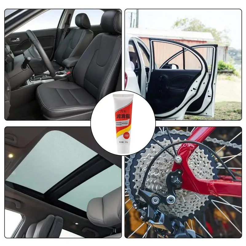 Car Window Track Lubricant Car Track Rubber Lubricant Portable Car Rubber Seal Belt Softening Lubrication For Door Hinges