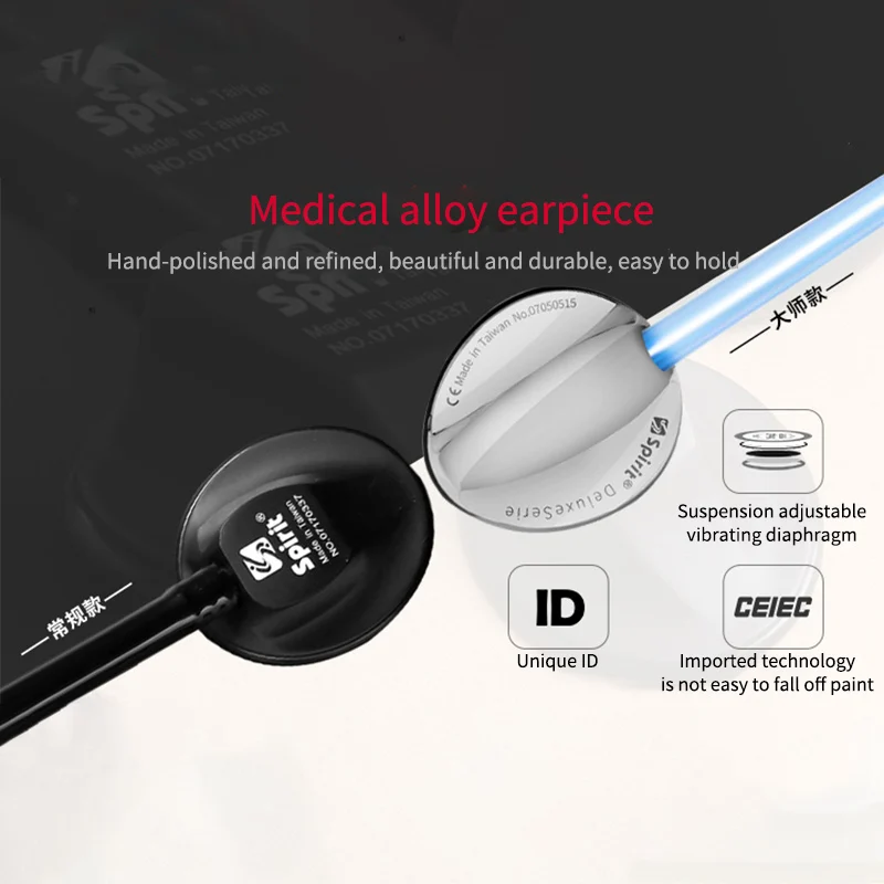 Spirit Alloy Suspension Ear Professional Fetal Heart Stethoscope for Pregnant Women for Medical Students Medical Stethoscope 625