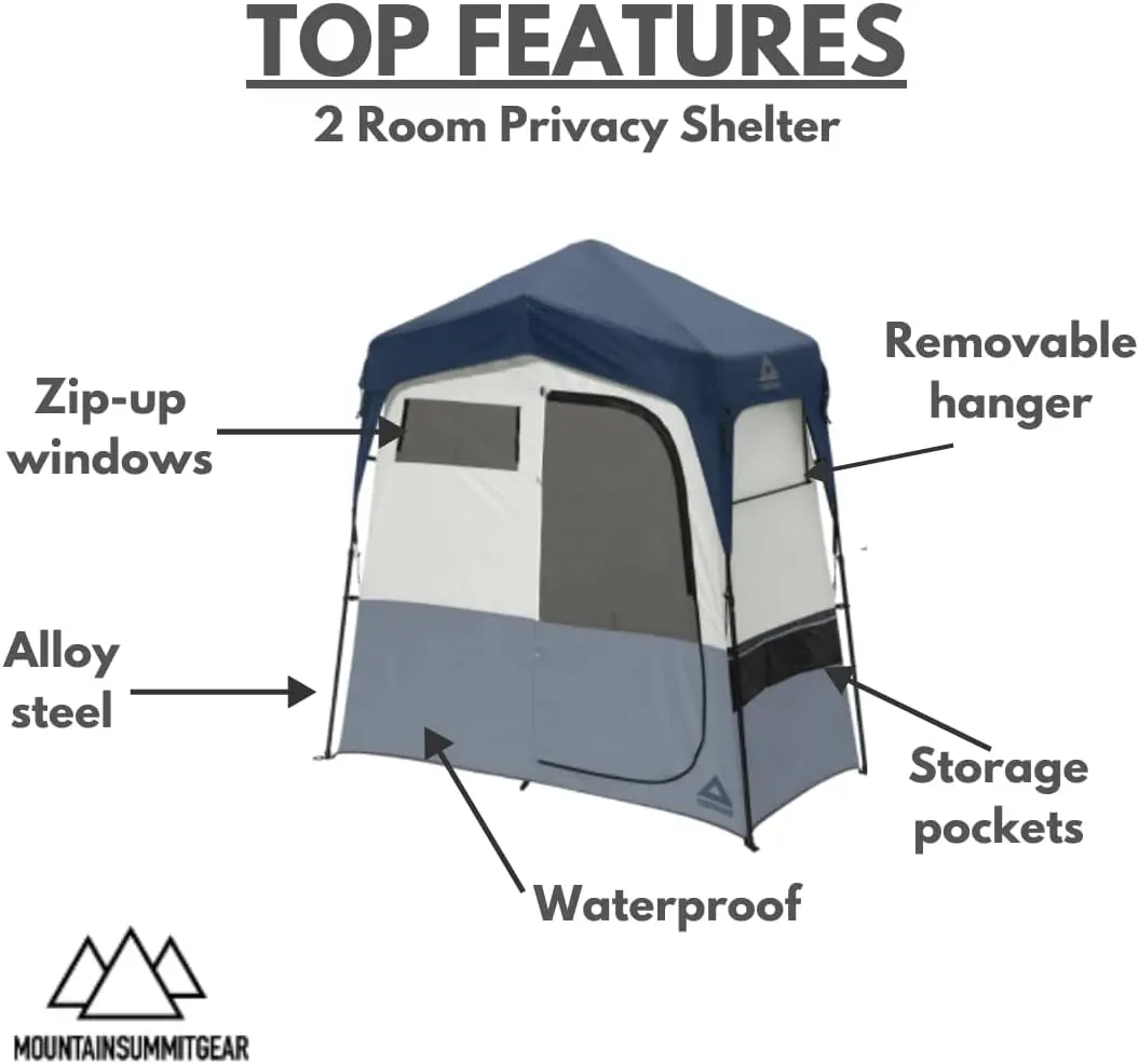 Caddis Rapid Privacy Shelter 1/2-Rooms, Camping Shower & Portable Toilet Tent, Privacy Tents for Camping, Pop Up Tent