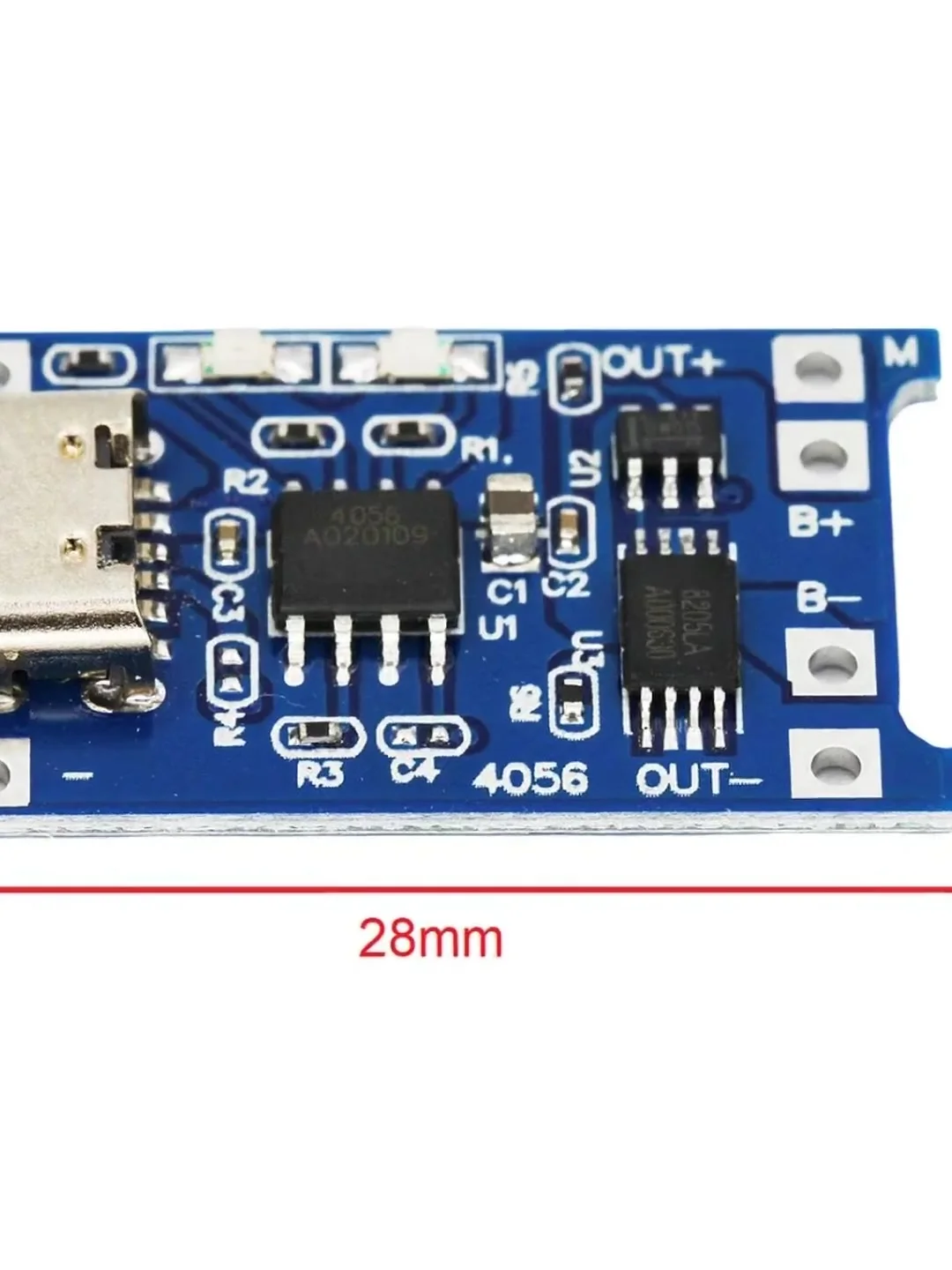 1Pcs/10Pcs TP4056 5V 1A Type-c USB 18650 Lithium Battery Charging Board Charger Module with Protection Dual Functions 1A Li-ion