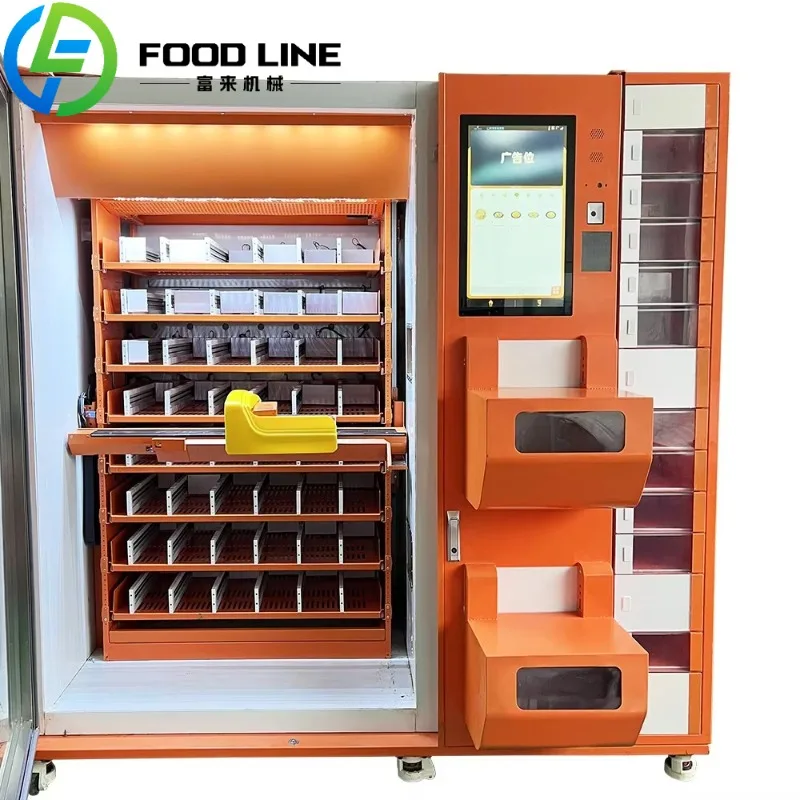 OME Hot Meal Vending Machine Self Service Hot Food Vending Machine Warm Food System Lunch Box Vending Machine for Bussiness