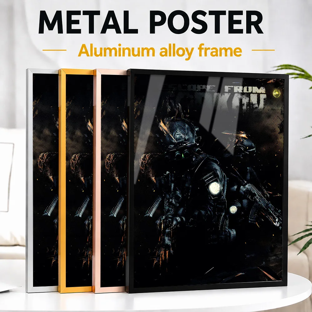 Escape From Tarkov Framed Metal Print Customized Hero Tribute Wall Art A Unique Gift For Fantasy Fans To Display In Game Room