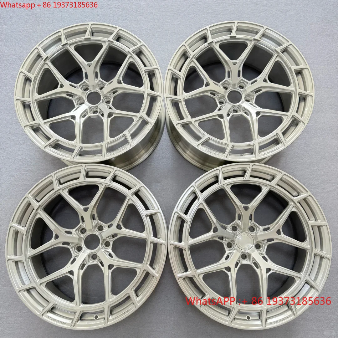 LZT-580 Custom Monoblock Forged Wheels Brushed Silver Finish 18 19 20 Inch Light Weight Alloy Rims