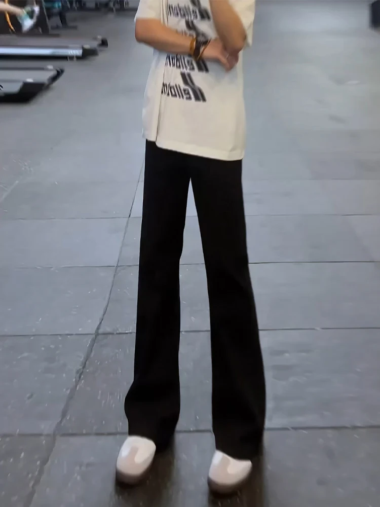 

Джинсы Bla Extended Straight Leg для мужчин, прямые брюки в стиле High Street, облегающие, с застежкой на молнии, средней посадки