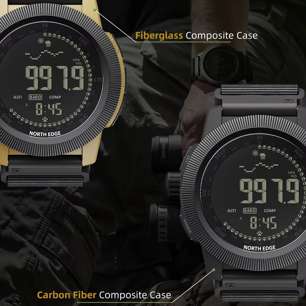 NORTH EDGE APACHE-CF Orologio - Altimeter Compass Watch recensione e prezzo