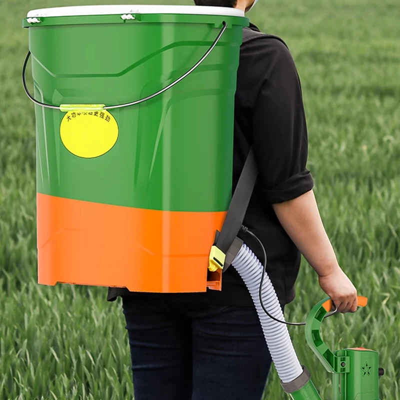 Spalmzatore di fertilizzanti elettrico multifunzionale per zaino, spalmatore di fertilizzanti ricaricabile completamente automatico, macchina per l'alimentazione, seedin