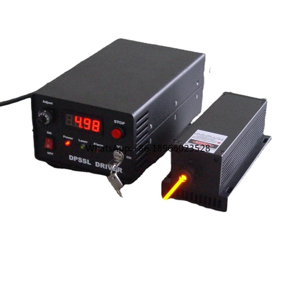 200mW Single Longitudinal mode 589nm yellow SLM laser for Holography