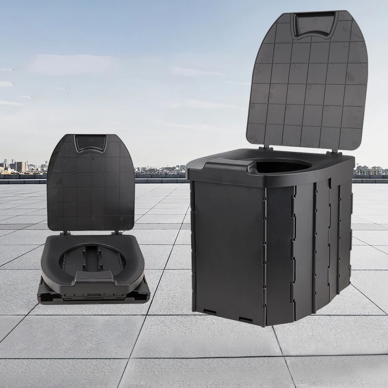 

Adult Portable Toilet With Cover Car Seat Baby Outdoor Travel Baby Toilet Children's Portable Folding Toilet