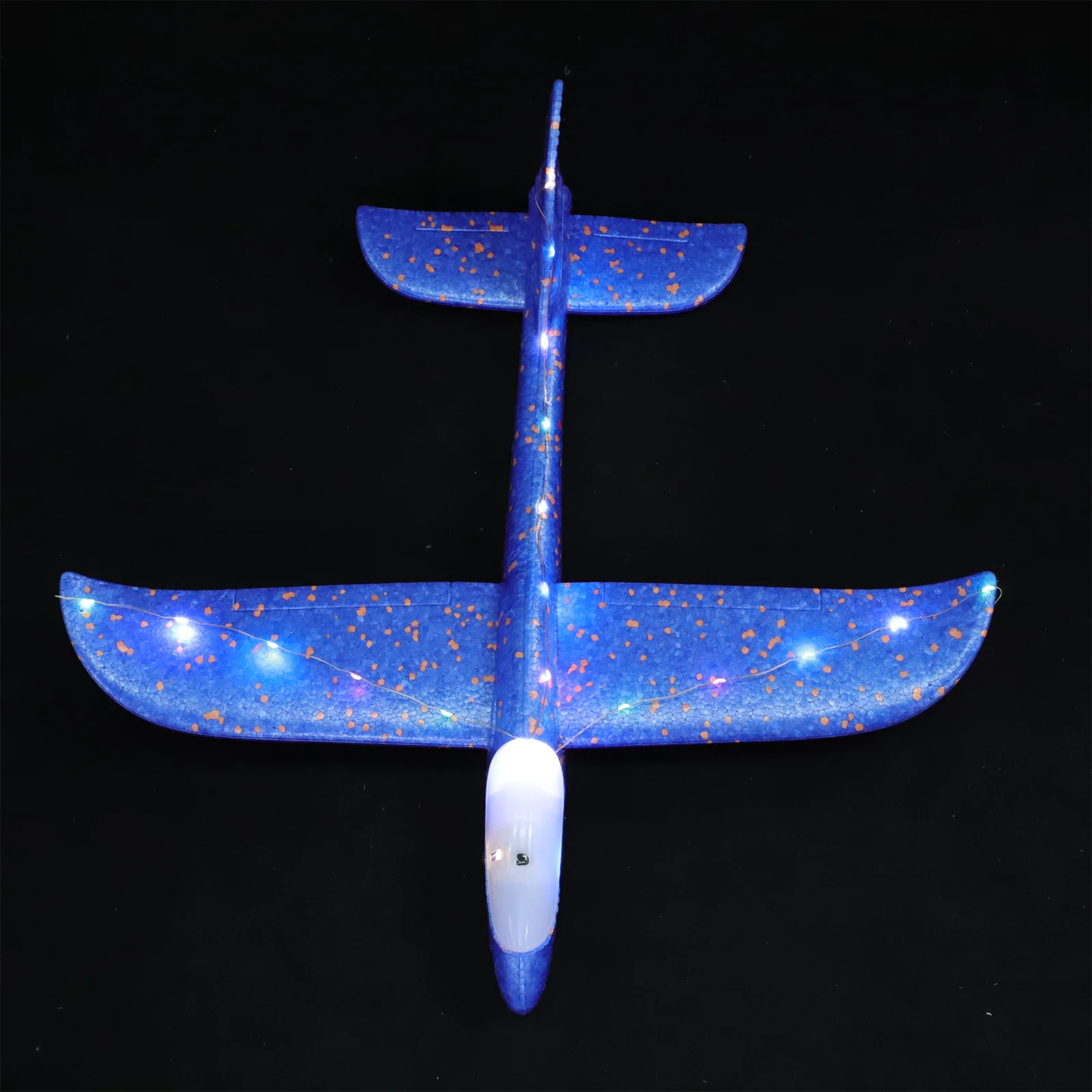 Luces de aviones, aviones de espuma de juguete para niños, lanzamiento manual, juguete brillante para niño, modelo planeador brillante