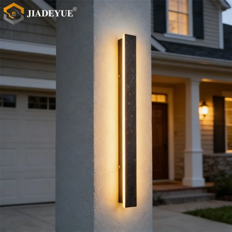 Waterproof LED Long Wall Light IP65 Outdoor Lighting Garden Country House Balcony Light Interior Wall Bedroom Living Room Light
