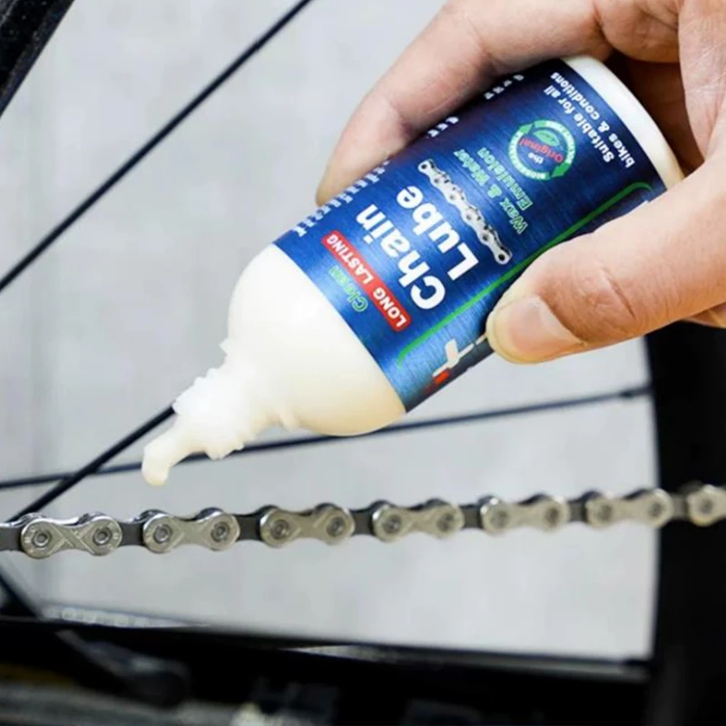 120ML Bicycle Waxy Maintenance Oil Squirt Road MTB Bike Waxy Dry Chain Oil Lube Chain Fork Flywheel Bike Bearing Grease