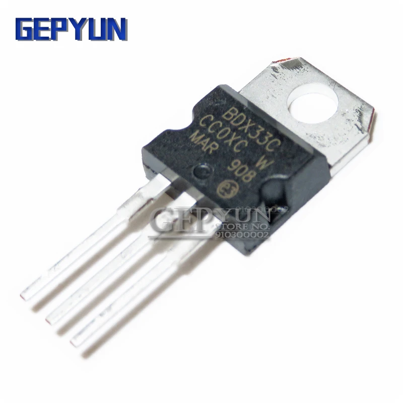 10PCS BDX33C TO220 BDX33 TO-220 Transistor Gepyun