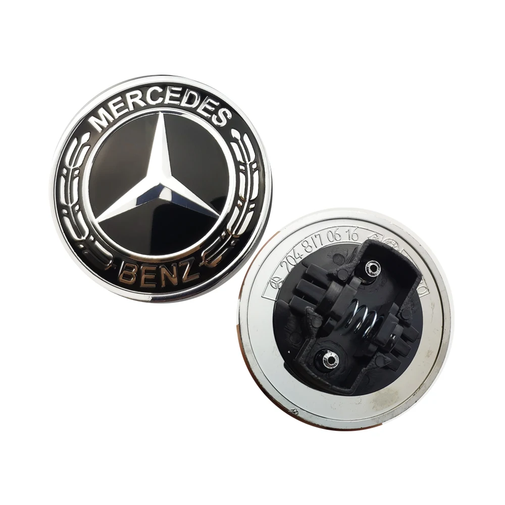 1pcs 57mm Car Front Hood Emblem Badge Bonnet Car Accessories For Mercedes Benz W204 W205 W212 W213 W221 W177 W246 GLA GLC CLA