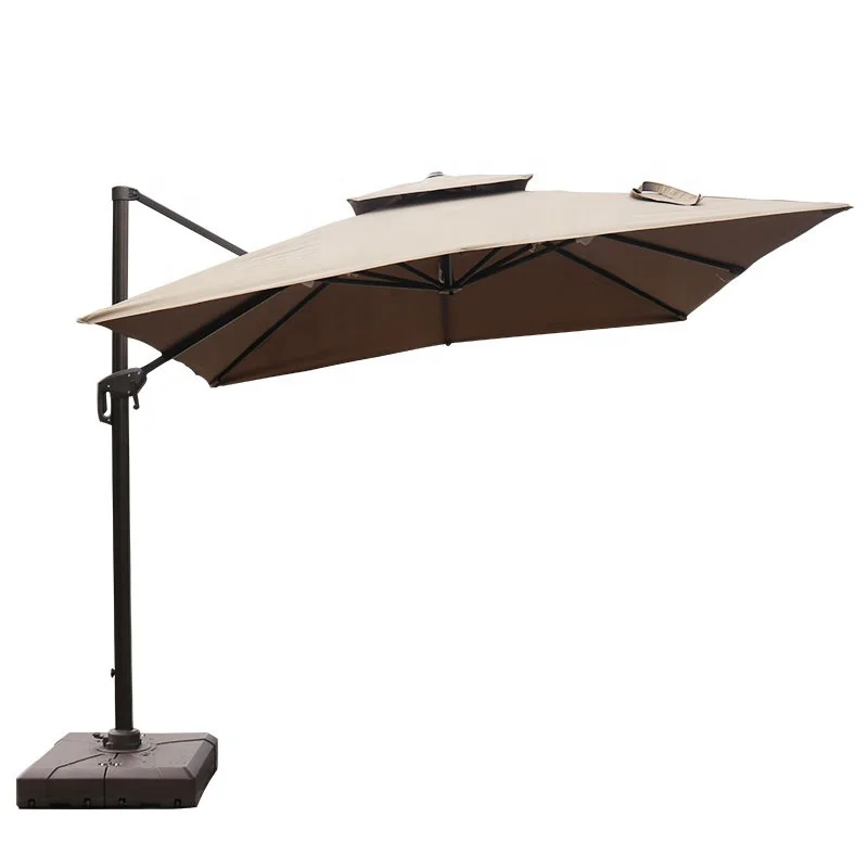 Custom Design Printed Beach Sunshade Umbrella Outdoor Furniture Big Shelter Umbrella Stand Cover Tent Parasol