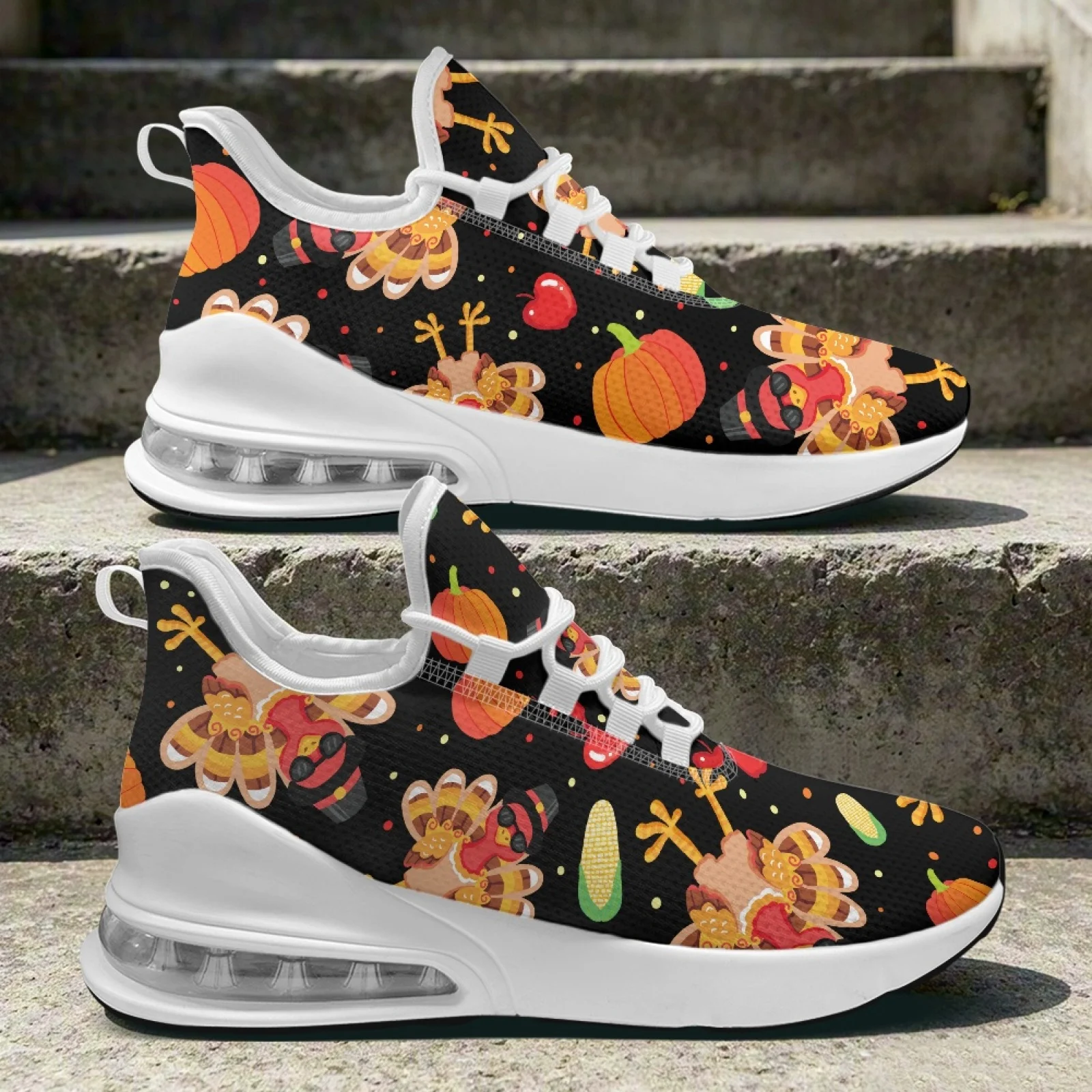 XIXIRIMIDO Thanksgiving Air Cushion Shoes for Woman Autumn/Winter 2026 Collection Shoes Women's Running Sneaker Festive Gifts